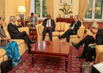 EAM meets UK Foreign Secretary David Lammy on margins of G7 meeting in Rome
