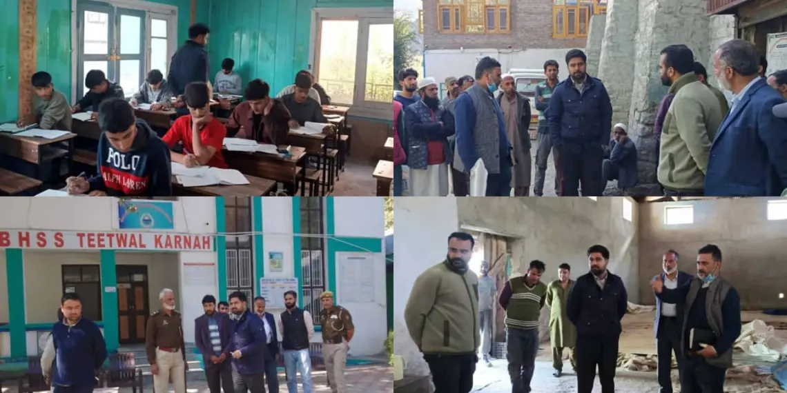 SDM Karnah Riyaz Ahmad Inspects Ration Depots for Winter Preparedness, Reviews Class 10th Examination Arrangements: