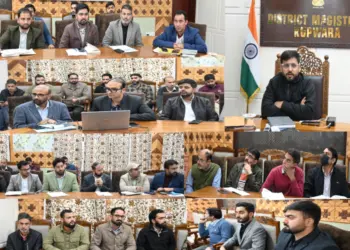 ڈی سی کپواڑہ نے محکمہ مال کے امور کا جائزہ لیا، عوام کو بروقت خدمات فراہم کرنے پر زور