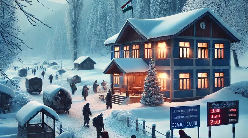 Winter Relief: Temporary Shelters Arranged for Stranded Passengers in Border Areas