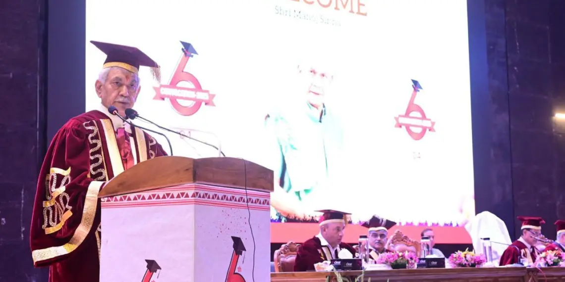 Girls Leading the Future of Agri-Tech in J&K: LG Manoj Sinha at SKUAST-K 6th Convocation