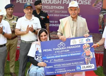 Pedal Through Paradise Symbolises New J&K: LG Manoj Sinha