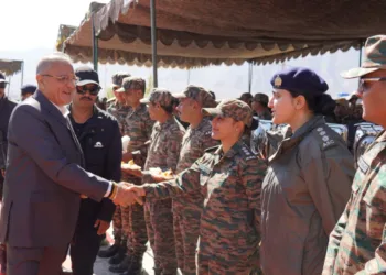 LG Ladakh Kavinder Gupta Celebrates Diwali with Army Jawans in Leh