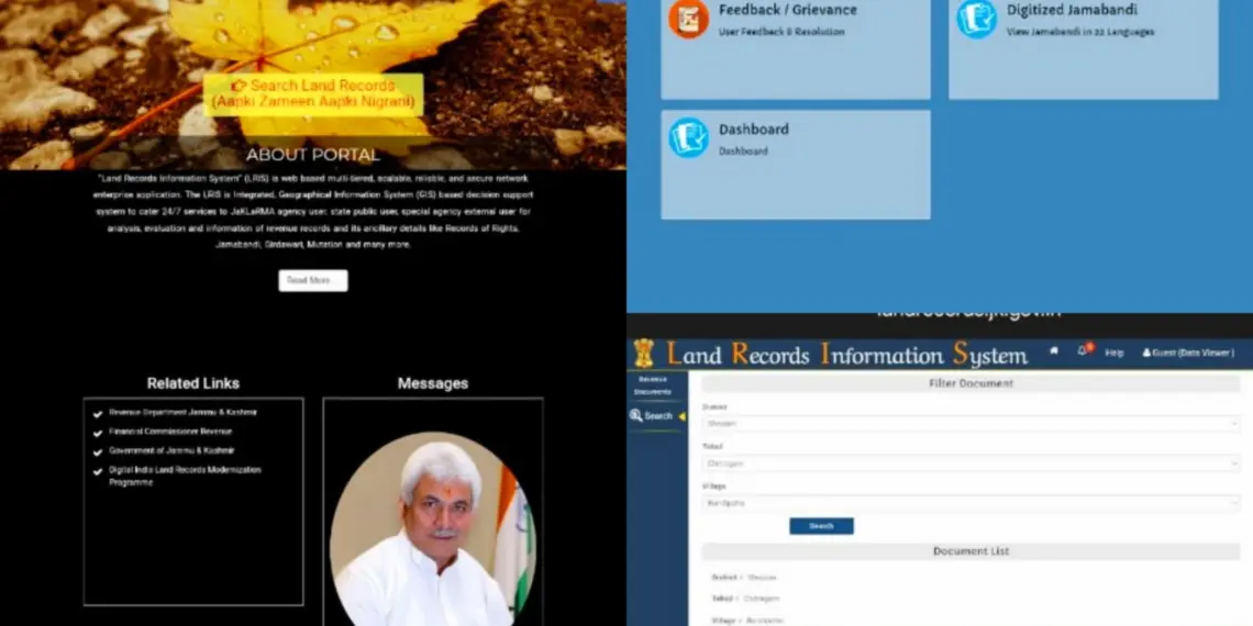 DC Shopian demonstrates use of Land records portal for public, asks for using the same extensively