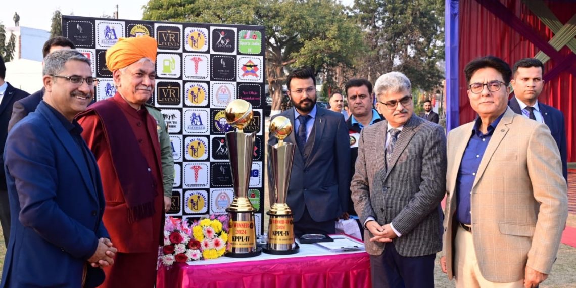 Lt Governor inaugurates Kashmiri Pandit Premier League Cricket Tournament in Jammu