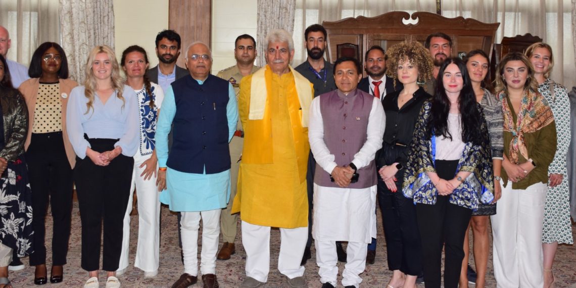 Lt Governor interacts with Young leaders from 9 countries visiting India under ICCR’s Gen Next Democracy Network Programme