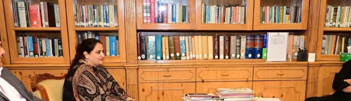 Chairperson DDC Ganderbal call on Lt Governor