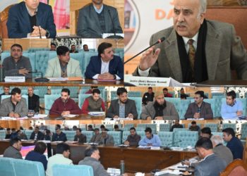 MP Masood chairs DISHA meeting at Kulgam; reviews progress & implementation status of CSSs