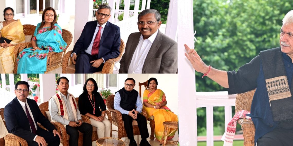 Members of Standing Committee of Chairpersons of State Public Service Commissions call on Lt Governor