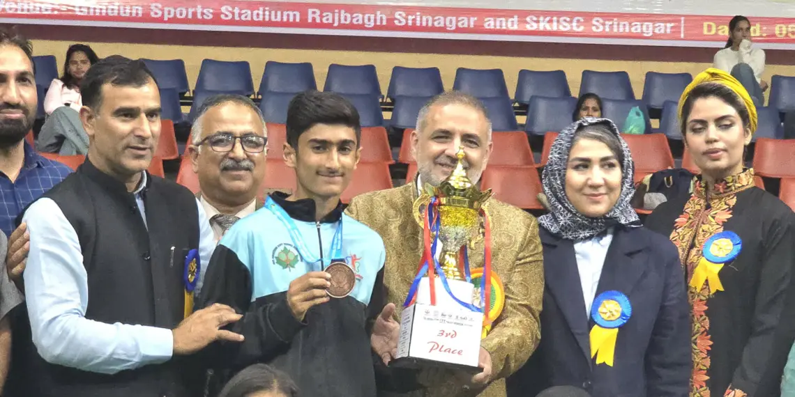Mohammad Qais won Bronze Medal in 21st Junior National Soft Tennis Championship