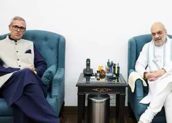 CM Omar Abdullah Receives HM Amit Shah in Srinagar as Part of Three-Day J&K Visit