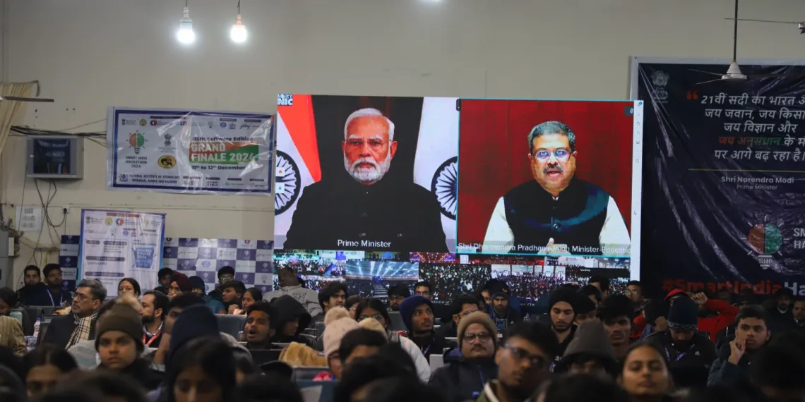 PM Modi interacts with innovators via video conferencing at NIT Srinagar
