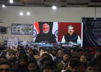 PM Modi interacts with innovators via video conferencing at NIT Srinagar