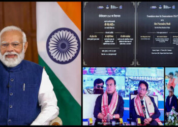 PM Modi lays foundation stone of three semiconductor facilities