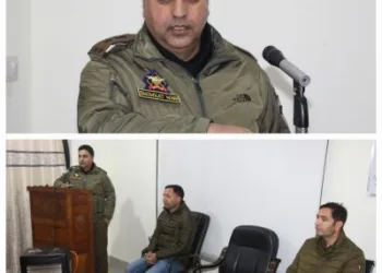 Police hold meeting with retired police personnel at DPL Shopian