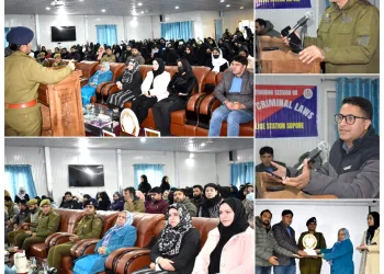 Police organises awareness programme on cyber-crimes, women rights and new criminal laws in Sopore