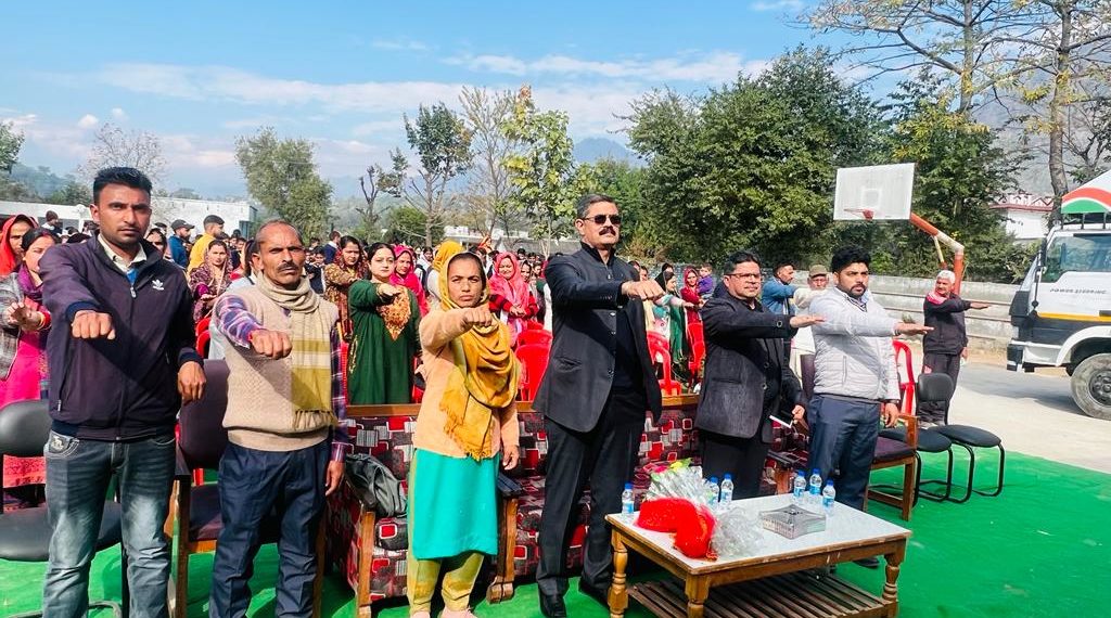 Drone demonstration exhibits technological advancements aimed at enhancing rural lives