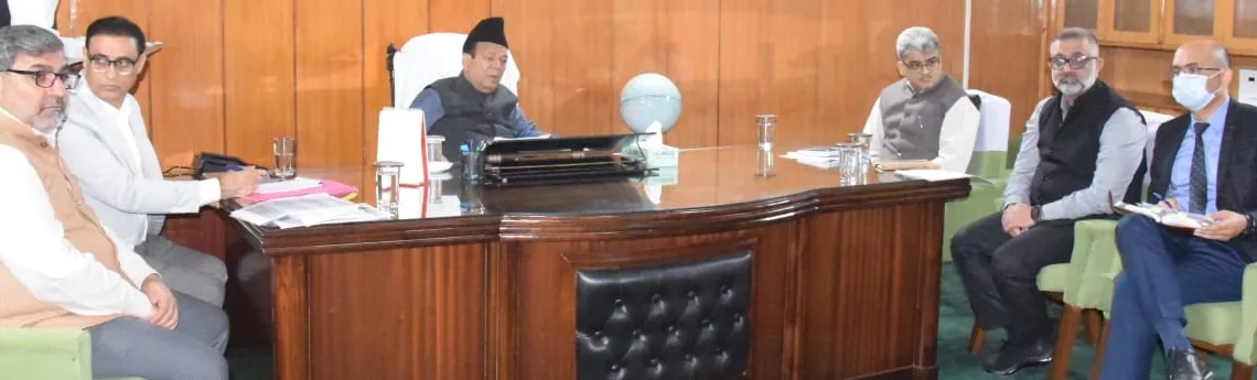 Abdul Rahim Rather reviews pace of progress on new Legislative Assembly Complex