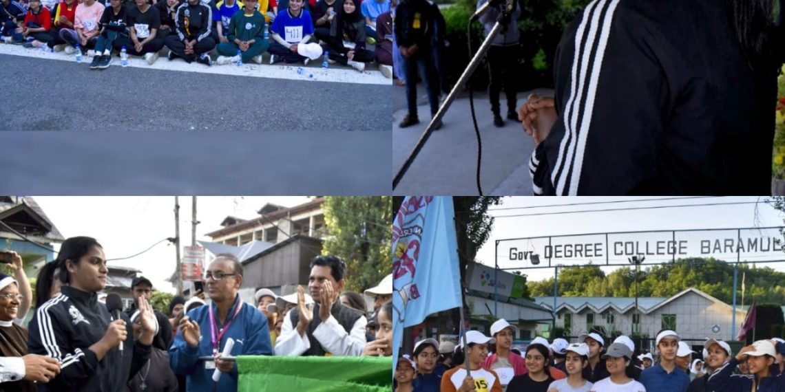 SP Hqrs Baramulla flags off road race organized by St. Joseph School Baramulla
