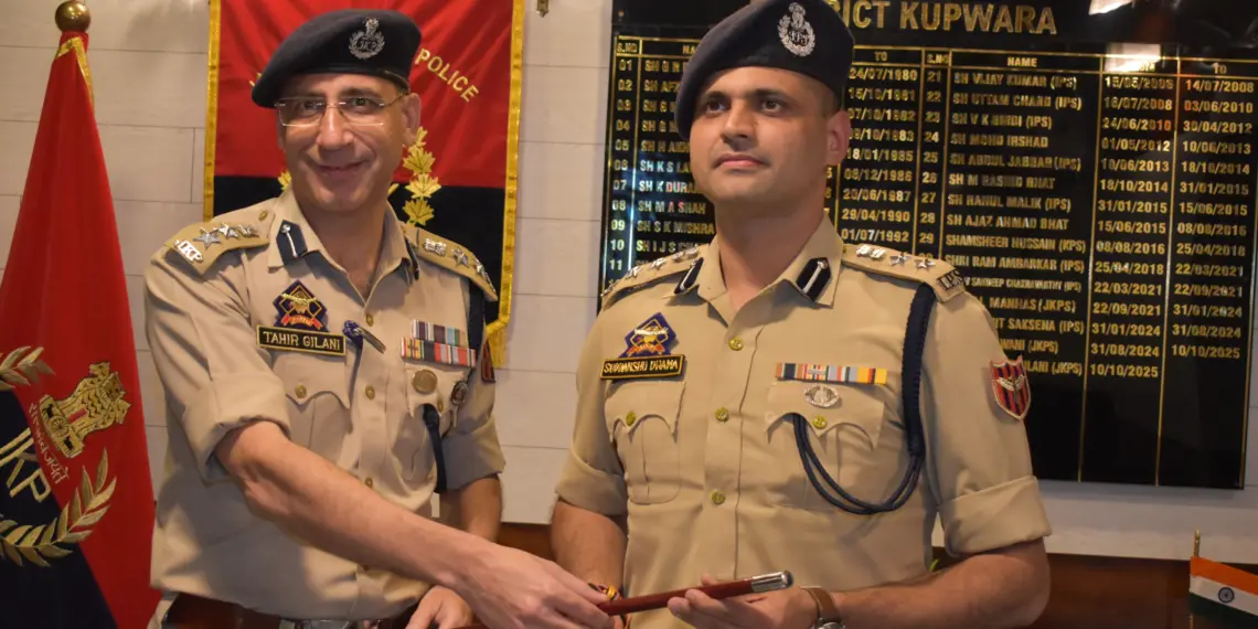 SHRI SUDHANSHU DHAMA (IPS) ASSUMES CHARGE AS SSP KUPWARA