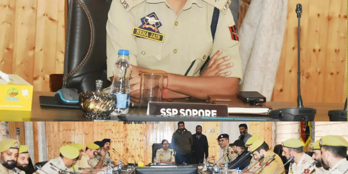 SSP Sopore Neha Jain Sets Policing Priorities, Calls for Crackdown on Drugs and Terror Networks