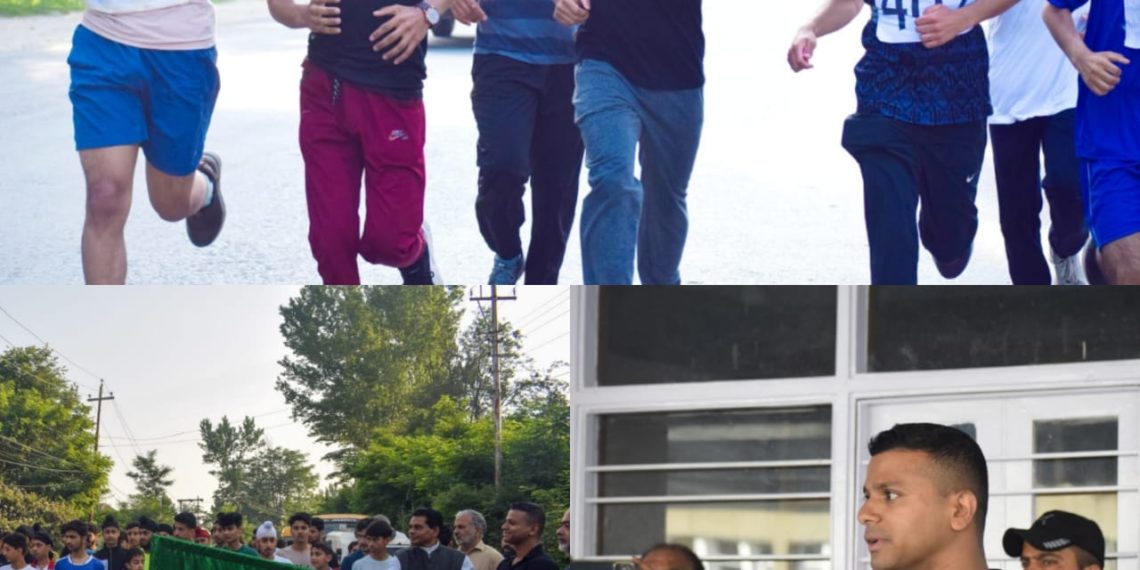 SSP Baramulla flags off road race organized by St. Joseph School Baramulla