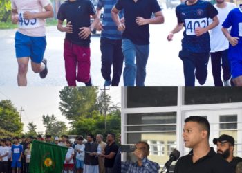 SSP Baramulla flags off road race organized by St. Joseph School Baramulla