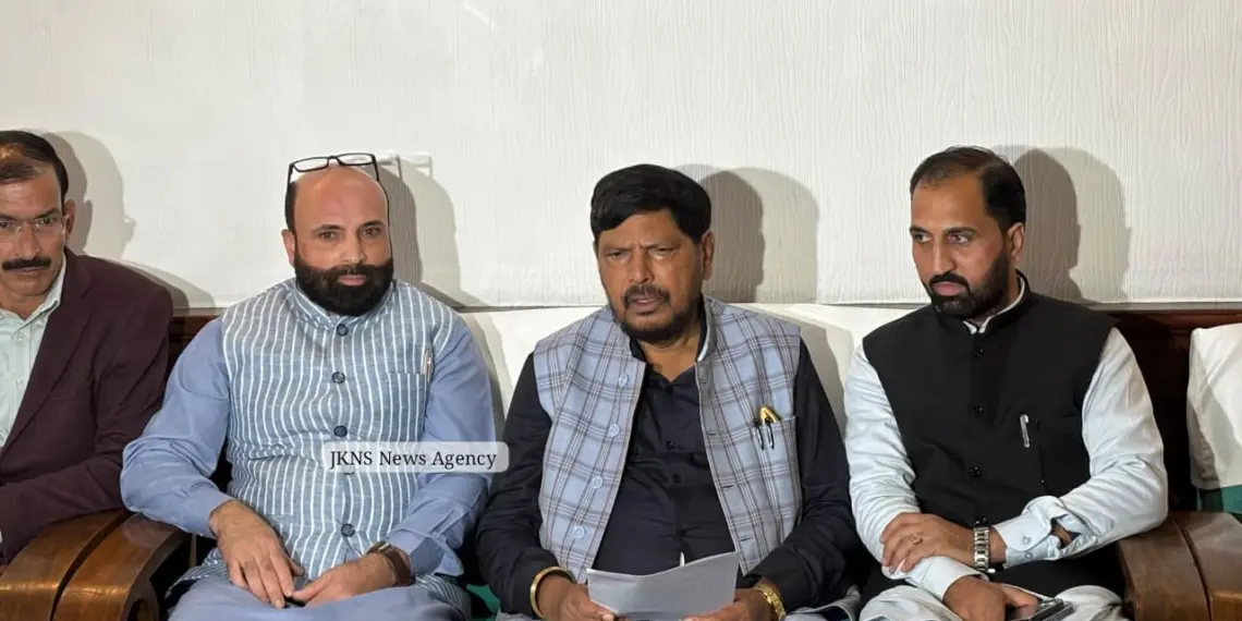 J&K Statehood May Be Restored Soon’: Athawale