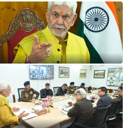 Lieutenant Governor reviews preparations for observance of Rashtriya Ekta Diwas across Jammu Kashmir