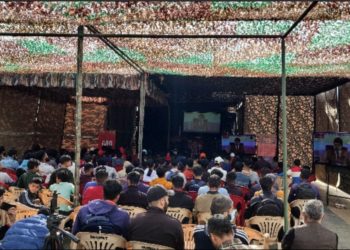 ARO SRINAGAR ORGANISES  TALK ON AGNIVEER SCHEME AT PANZGAM FOR FIRST TIME