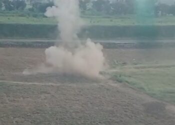 Old Mortar shell found during BSF operation in Samba