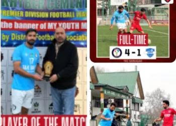 JK Bank XI Defeat SWFC Kashmir 4–1 in Srinagar Premier Football League