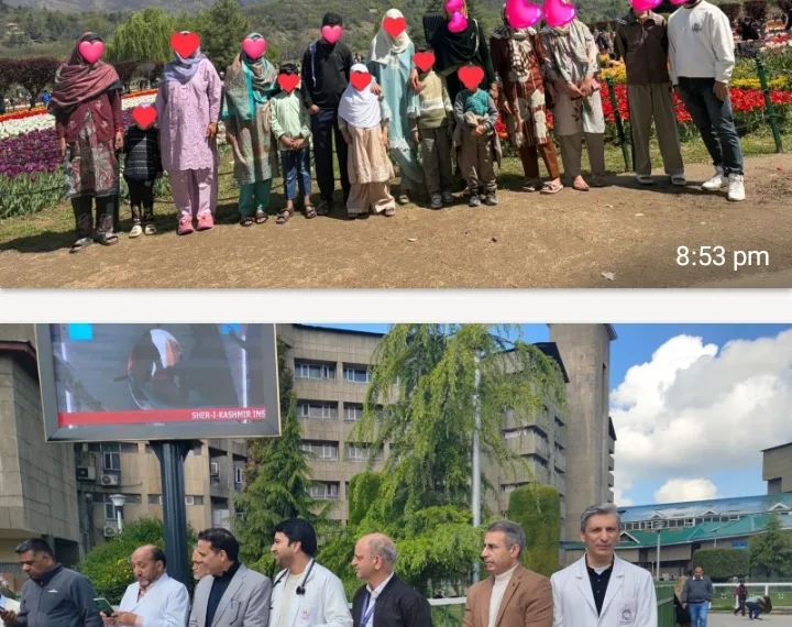 SKIMS Organises Therapeutic Tulip Garden Visit for Pediatric Cancer Warriors