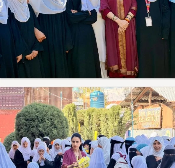 Rouble Nagi Art Foundation Conducts Menstrual Hygiene and Sanitary Distribution Drive in Narbal and Watlab, North Kashmir