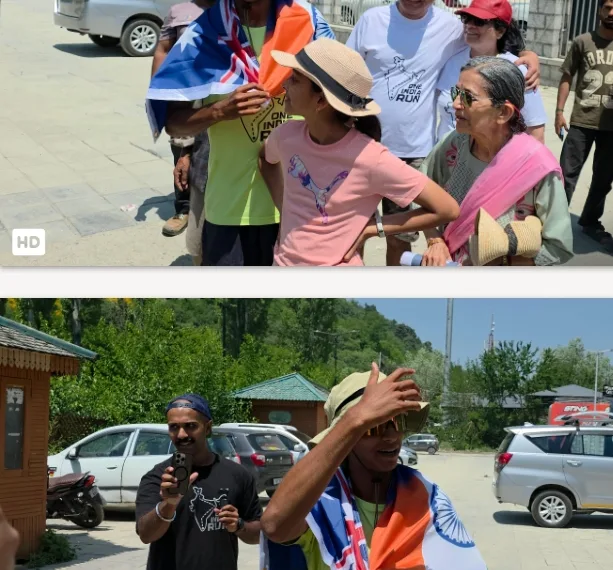 Indian-Australian Athlete Finishes Historic 5,000-km ‘One India Run’ in Srinagar
