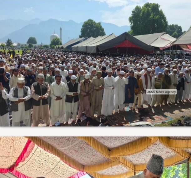 Eid-ul-Adha Being Celebrated Across J&K; Thousands Offer Prayers at Hazratbal