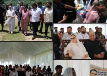 Dr Darakhshan Andrabi Participates in BJP’s Pandit Deendayal Upadhyay Prashikshan Maha Abhiyaan in Bandipora