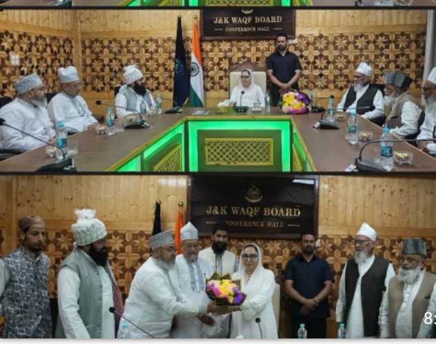 اتر پردیش کے آئمہ و علماء کے وفد نے سری نگر میں ڈاکٹر درخشاں سے ملاقات کے دوران جموں و کشمیر کی درگاہوں میں انقلابی ترقی کو سراہا