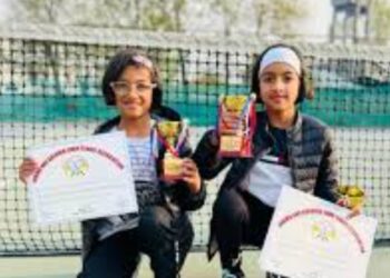 Wani Areena, Zainab Zaman Wani Shine At J&K Soft Tennis Championship