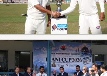 Historic Moment for J&K As Irani Cup Returns To Srinagar After Nearly Four Decades