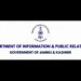 DIPR Invites Global Film Entries for First-Ever International Film Festival of Jammu & Kashmir 2026