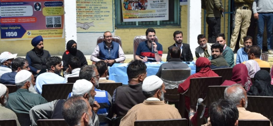 Secretary Tourism chairs special Gram Sabha meeting at Kanispora Panchayat