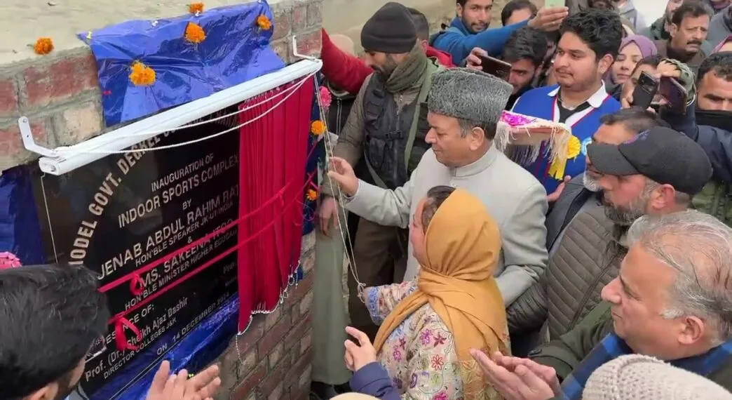 Speaker Legislative Assembly, Education Minister conduct extensive tour of Chrar-i- Sharief constituency