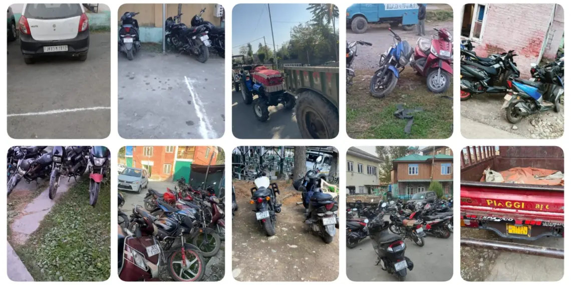 Anantnag Police Launches Major Traffic Enforcement Drive Across District; 410 Vehicles Challaned/Seized in a Single Day