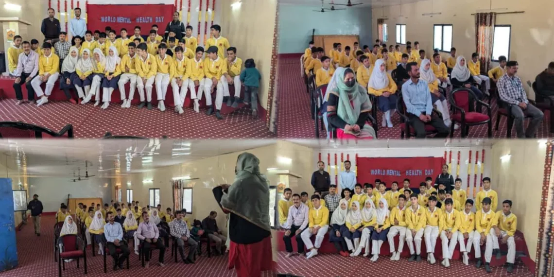 TLSC Tangdhar Marks World Mental Health Day with Awareness Drive at Army Goodwill School Teetwal