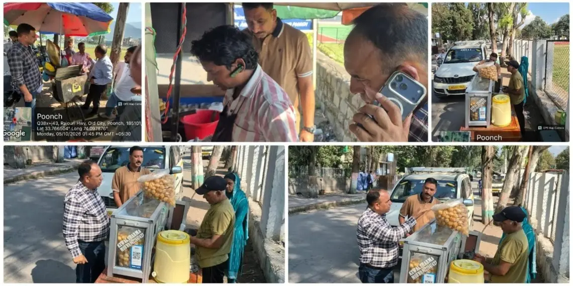 ایف ڈی اے، جموں و کشمیر کی جانب سے اسٹریٹ فوڈ فروشوں کے خلاف پورے یوٹی میں نفاذی و آگاہی مہم