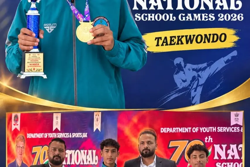 District Wushu Association Srinagar Congratulates Medal Winners at the 70th National School Games
