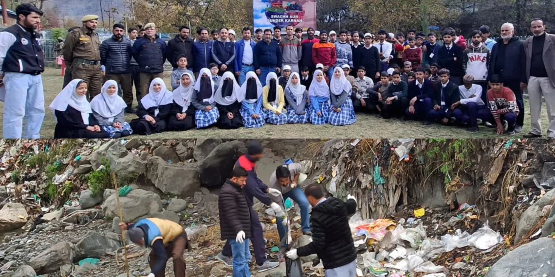 Large-Scale Cleanliness Drive Marks Children’s Day in Tangdhar
