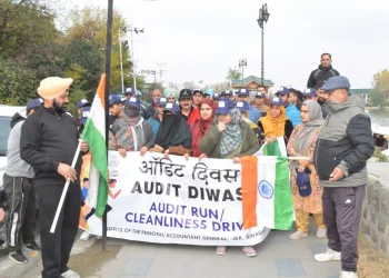 AG Office Srinagar Commences Audit Week Celebrations with Audit Run and Cleanliness Drive