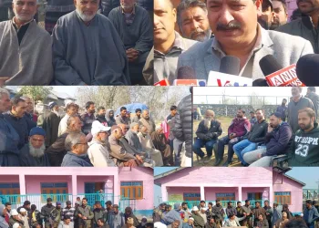 MLA Sonawari Advocate Hilal Akbar Lone Visits Baniyari Sonawari